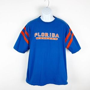 Vintage University of Florida Gators Blue Embroidered Active Brand T-Shirt